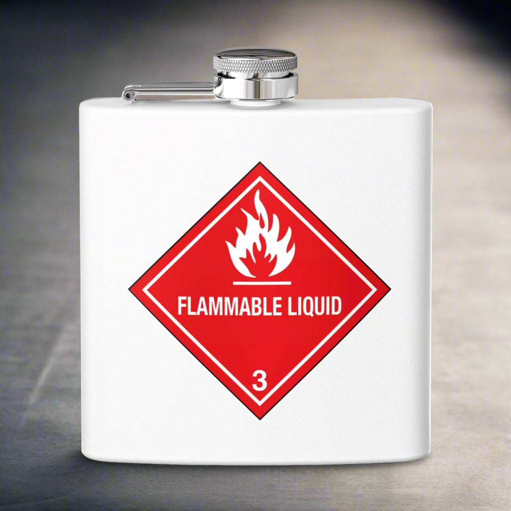 FLAMABLE LIQUID COMBAT FLASK - Perfect for Parties & Gifts