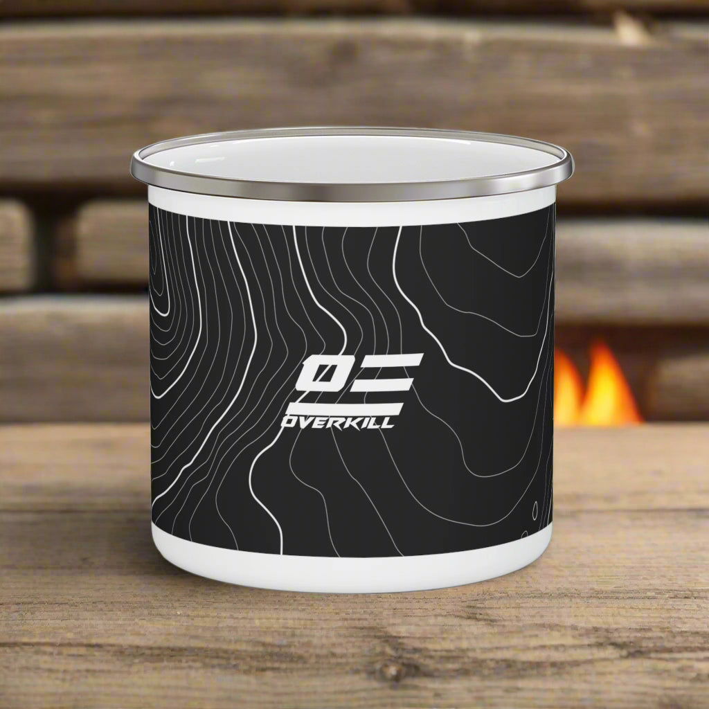 TOPO Enamel Camping Mug - Perfect for Outdoor Adventures