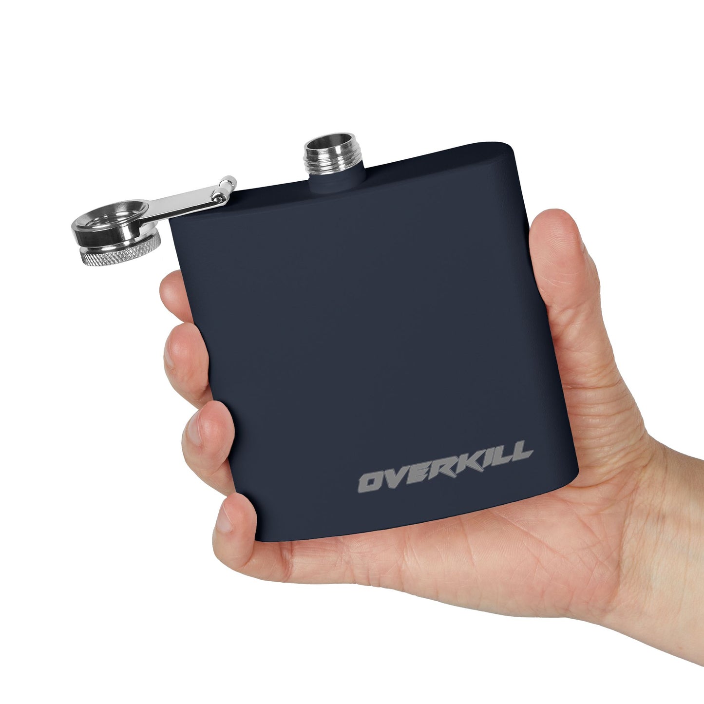 OVERKILL COMBAT FLASK - 6oz Flask for On-the-Go Celebrations