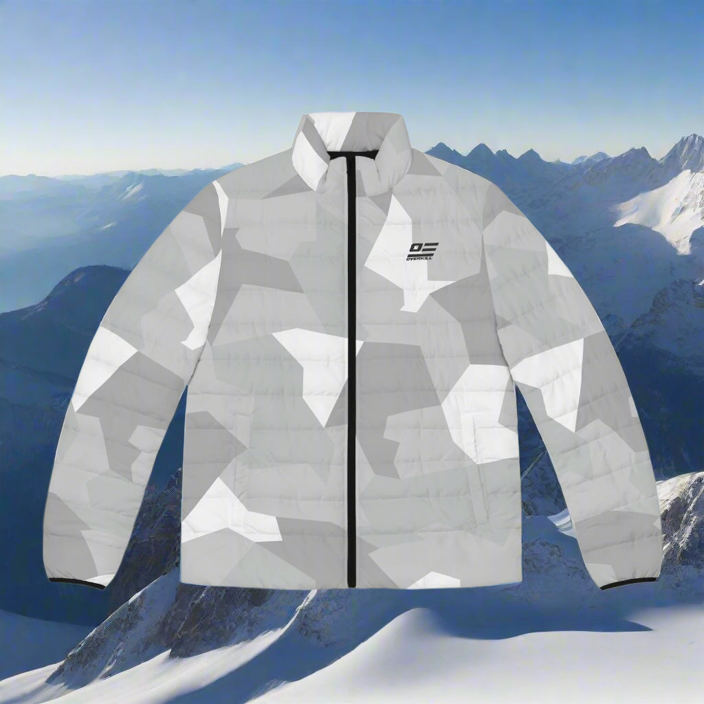 ARCTIC SPLINTER PUFFER JACKET - WHITE