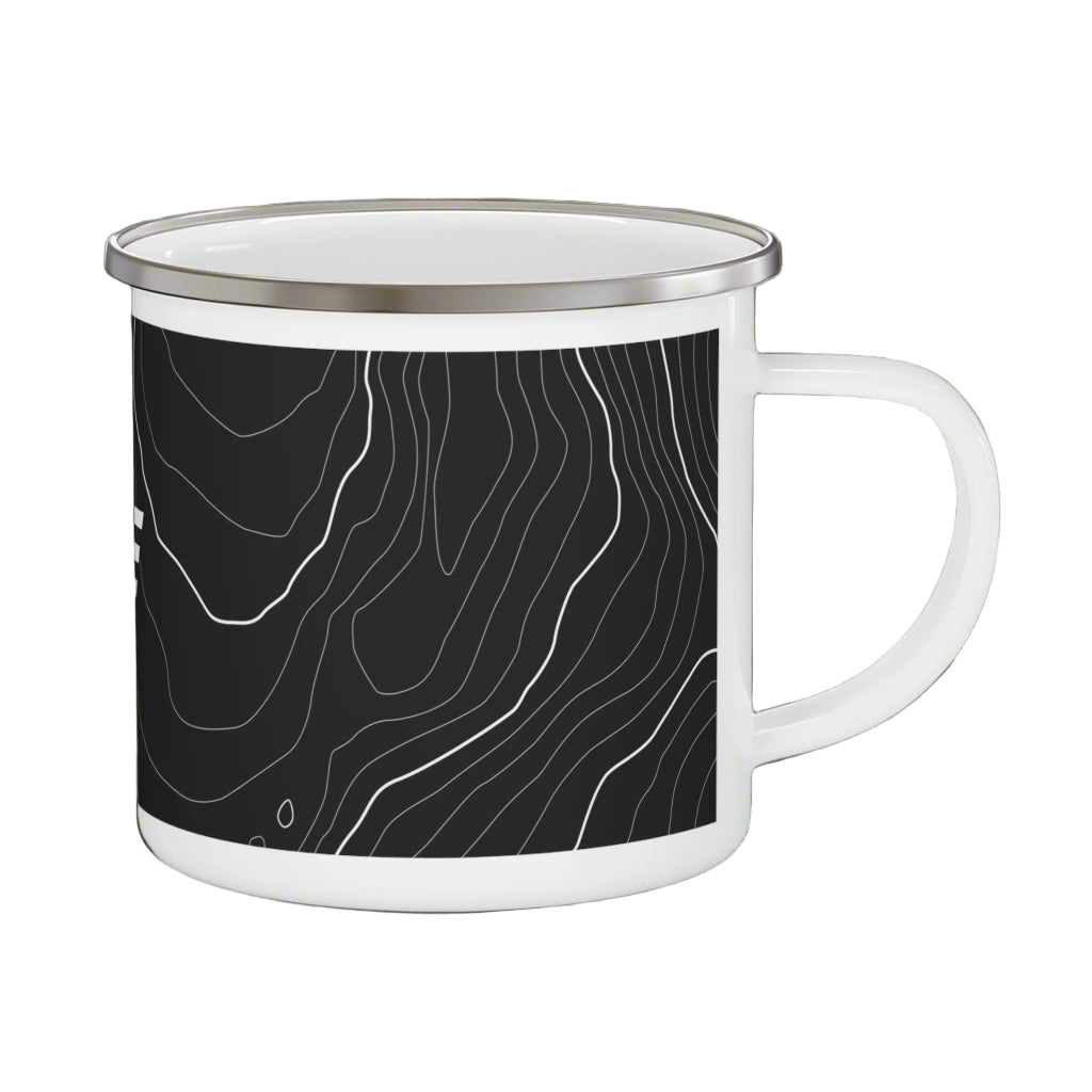 TOPO Enamel Camping Mug - Perfect for Outdoor Adventures
