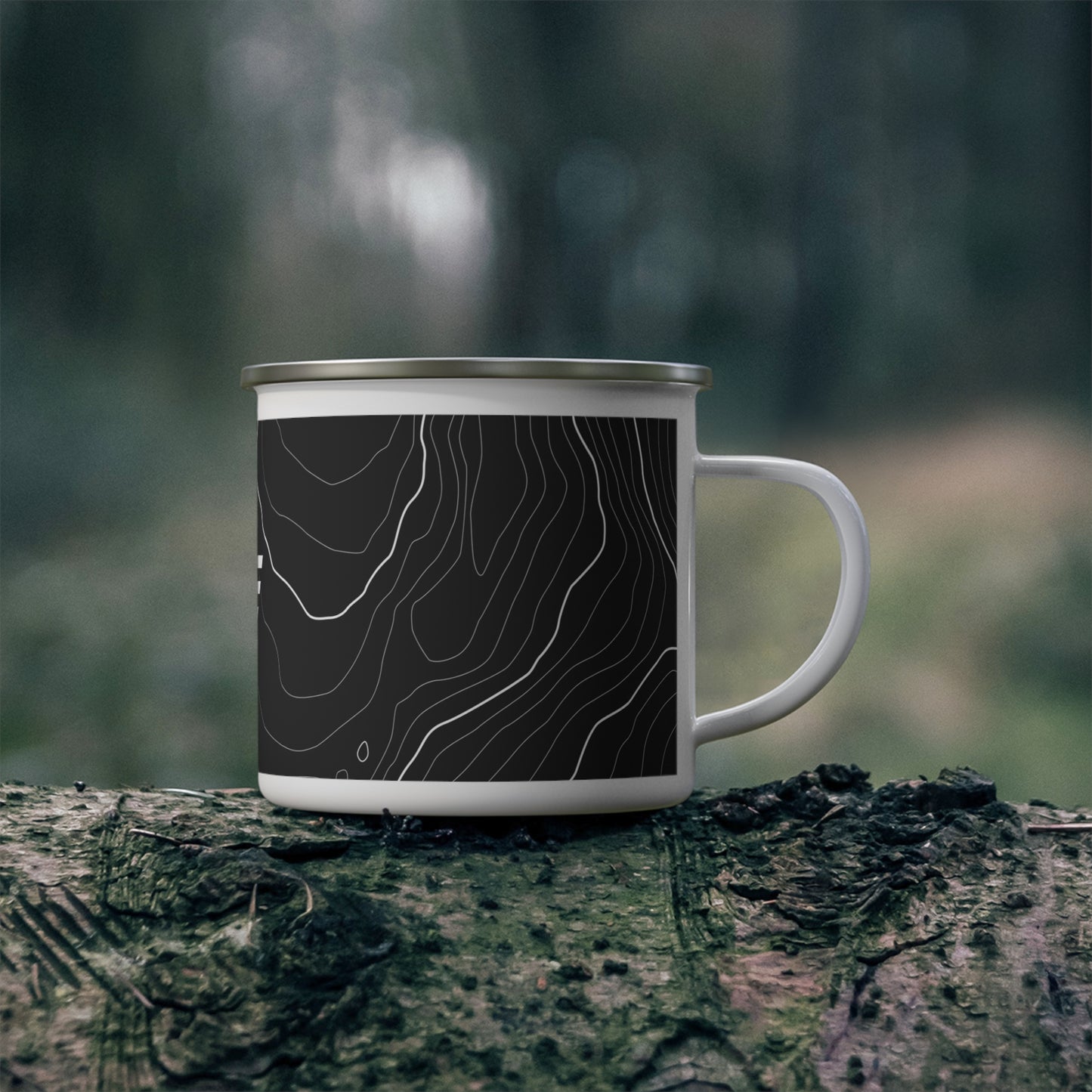 TOPO Enamel Camping Mug - Perfect for Outdoor Adventures