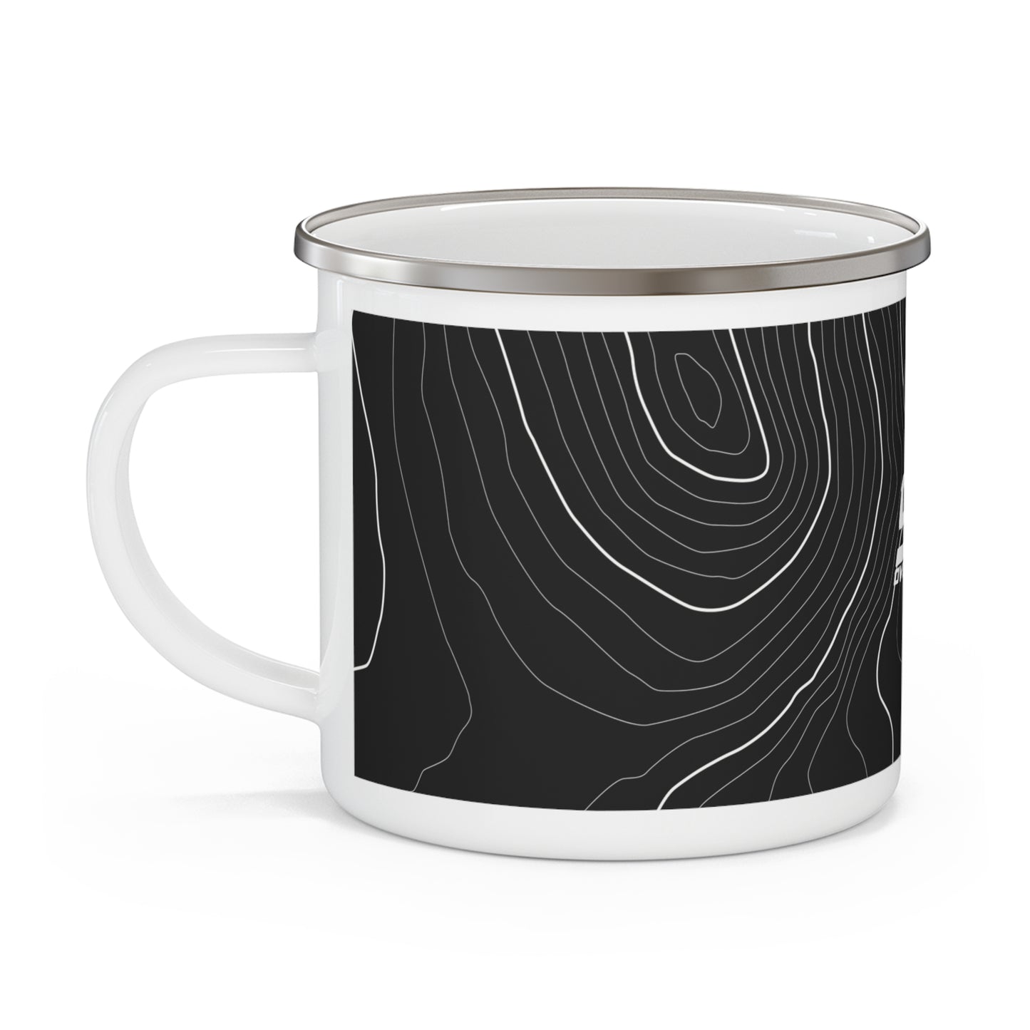 TOPO Enamel Camping Mug - Perfect for Outdoor Adventures