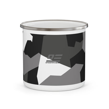 Arctic Splinter Camo Enamel Camping Mug - Adventure Ready Travel Cup