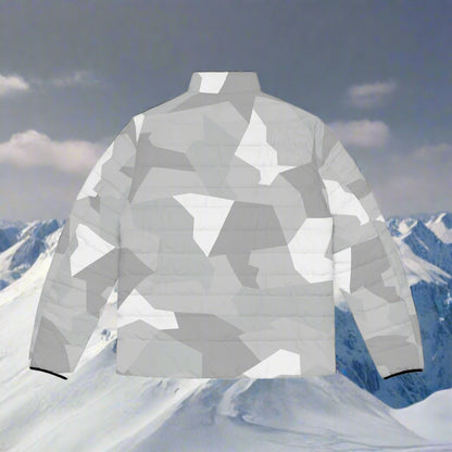 ARCTIC SPLINTER PUFFER JACKET - WHITE