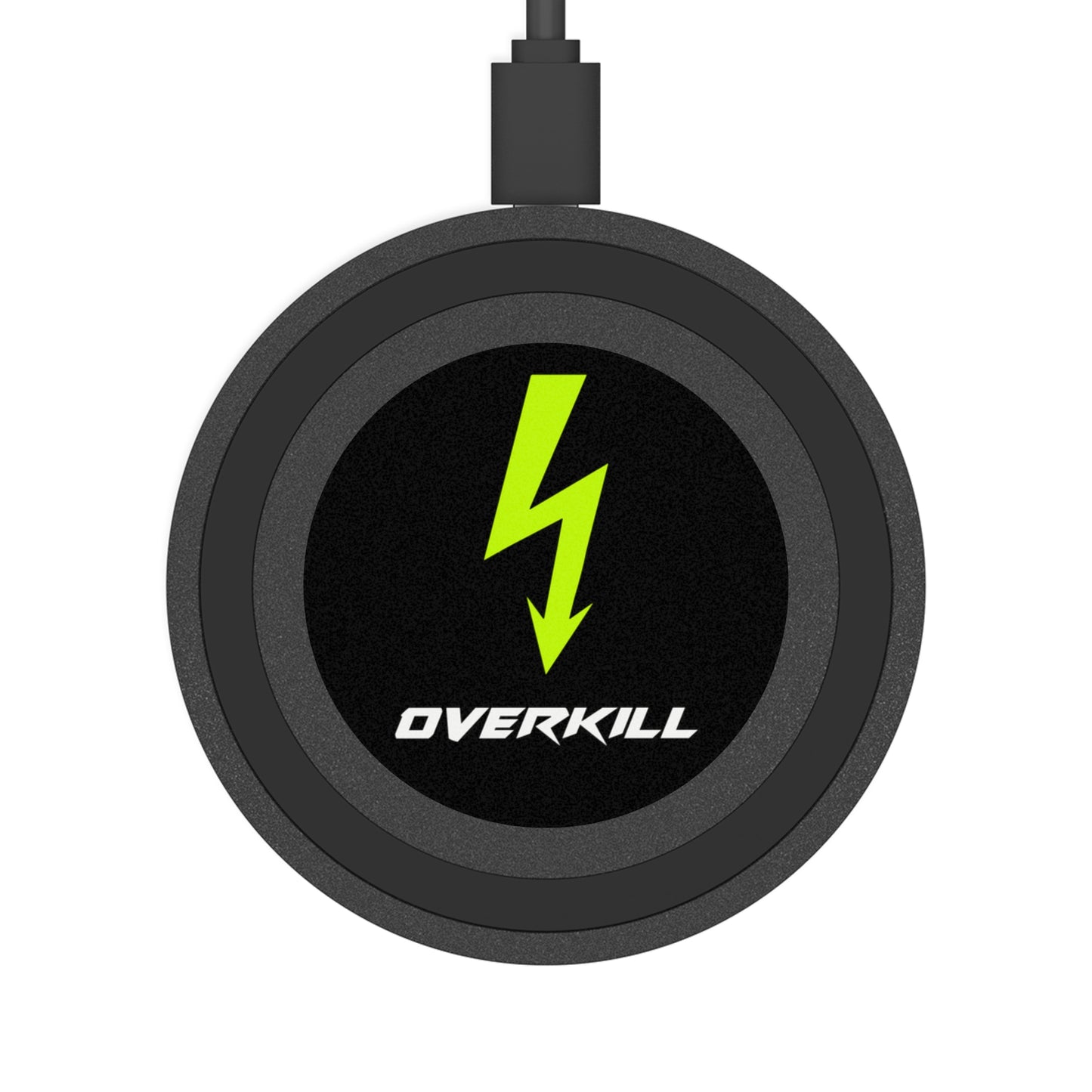 Overkill Lightning Wireless Charging Pad — Fast Qi Phone Charger