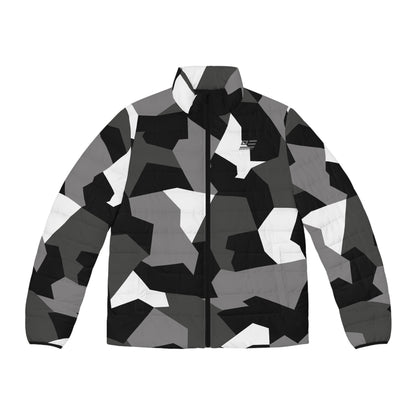 ARCTIC SPLINTER PUFFER JACKET - GREY