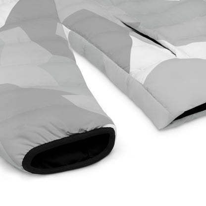 ARCTIC SPLINTER PUFFER JACKET - WHITE