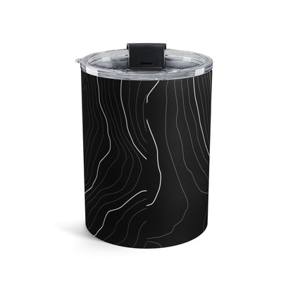 TOPO BLACK 10oz Tumbler - Perfect for Hot & Cold Beverages