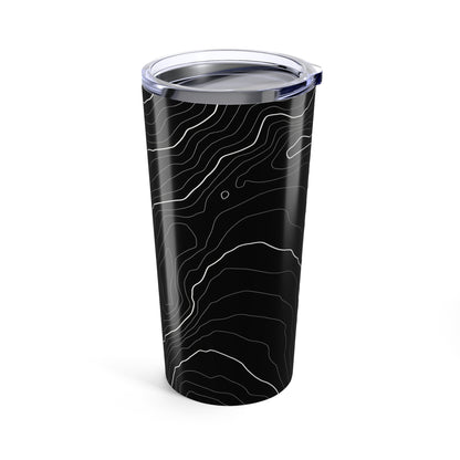 TOPO BLACK TUMBLER 20oz - For The Adventure Seeker