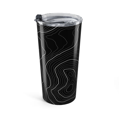 TOPO BLACK TUMBLER 20oz - For The Adventure Seeker