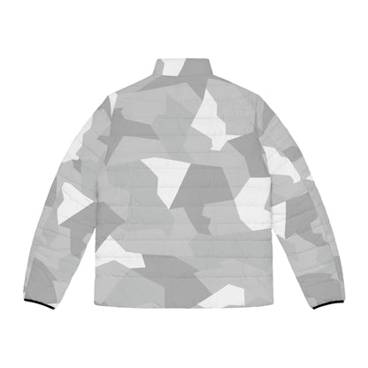 Arctic Splinter Puffer Jacket - White