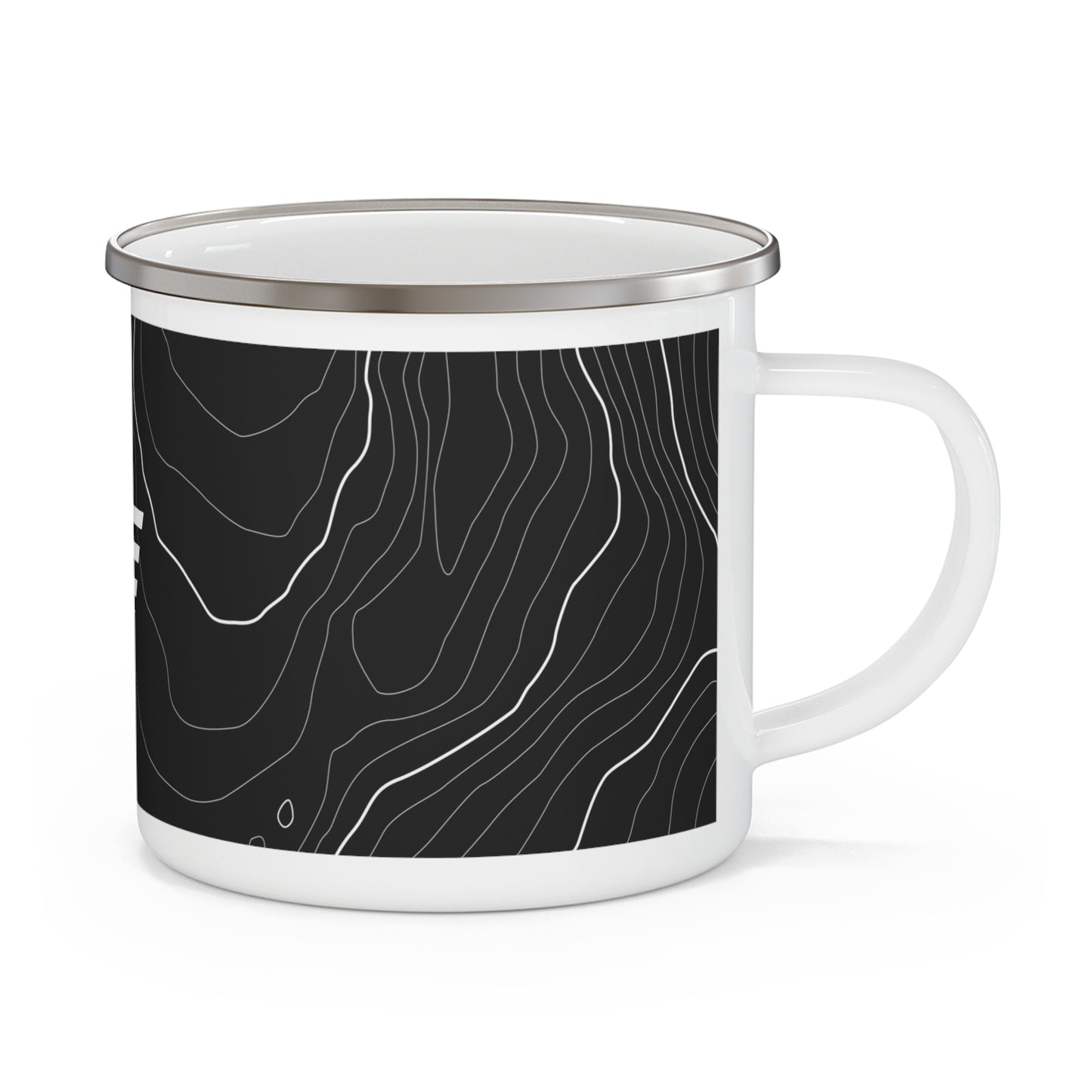 TOPO Enamel Camping Mug - Perfect for Outdoor Adventures