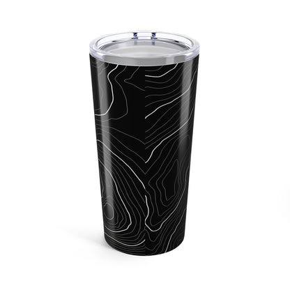 TOPO BLACK TUMBLER 20oz - For The Adventure Seeker