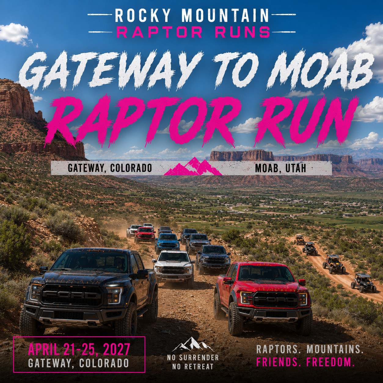 GATEWAY TO MOAB RAPTOR RUN (SPRING)