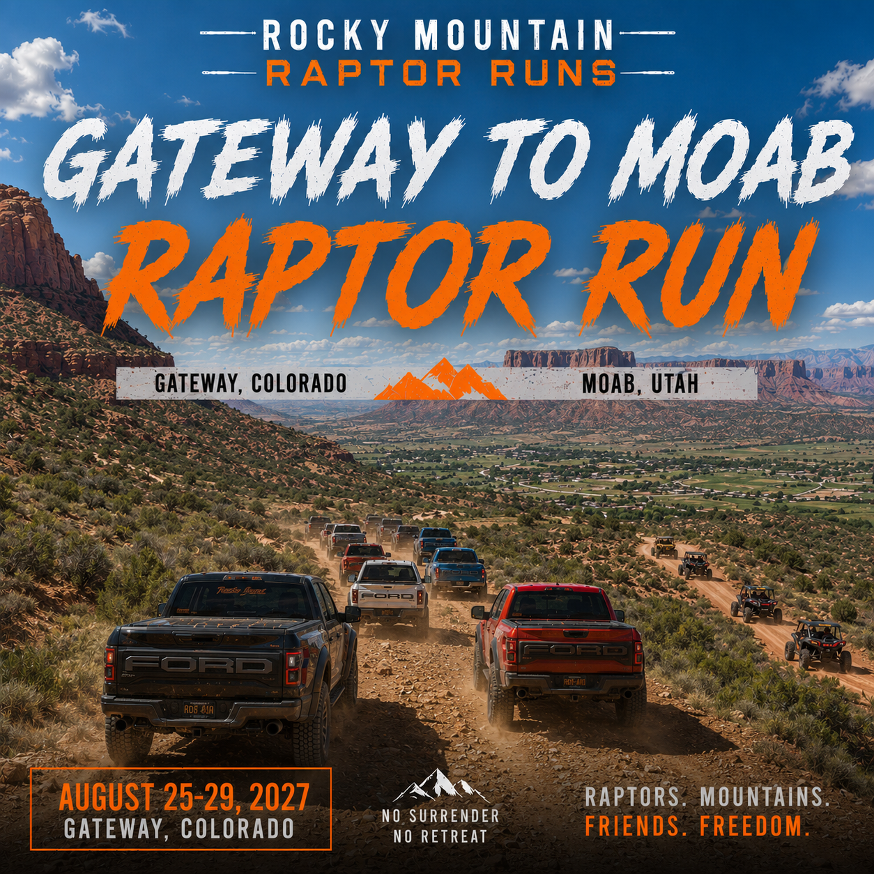 GATEWAY TO MOAB RAPTOR RUN (SUMMER)